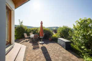 Blick auf die Terrasse