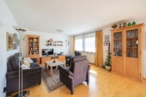 Blick ins Wohnzimmer