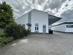 Blick auf die Einfahrt