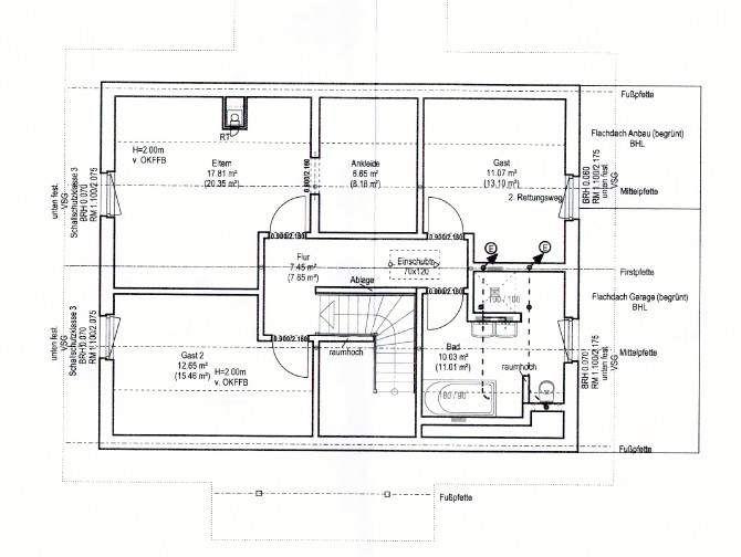 Grundriss Dachgeschoss