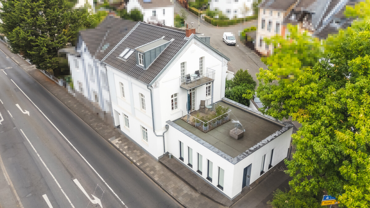 Blick von oben Hauptstraße