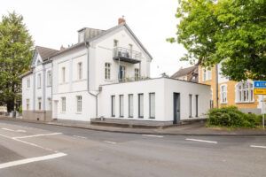 Blick auf das Gebäude