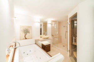 Wellnessbad im Kellergeschoss