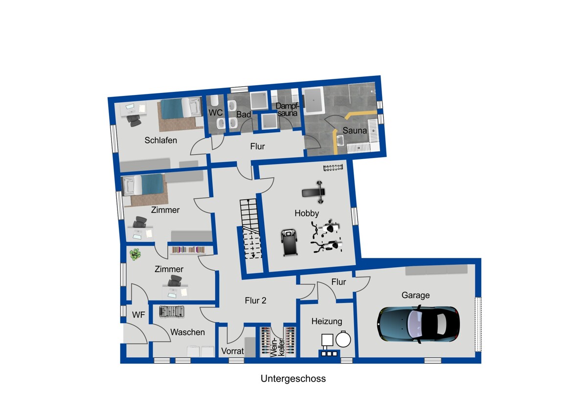 Grundriss Untergeschoss