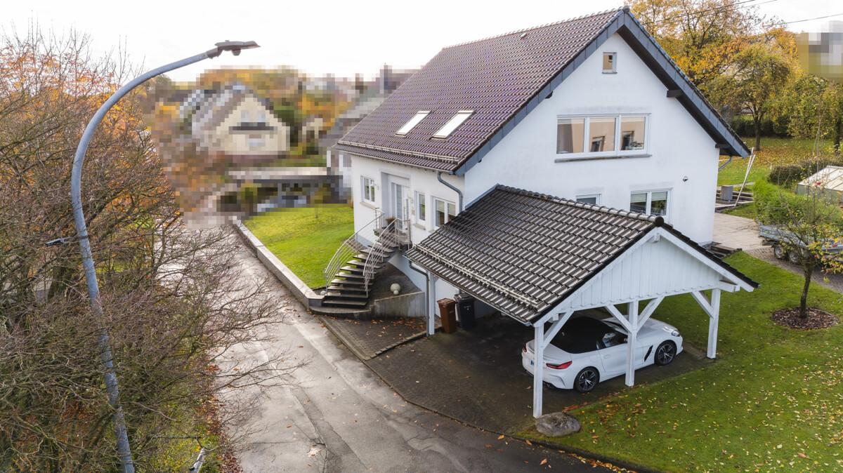 Blick von der Straße