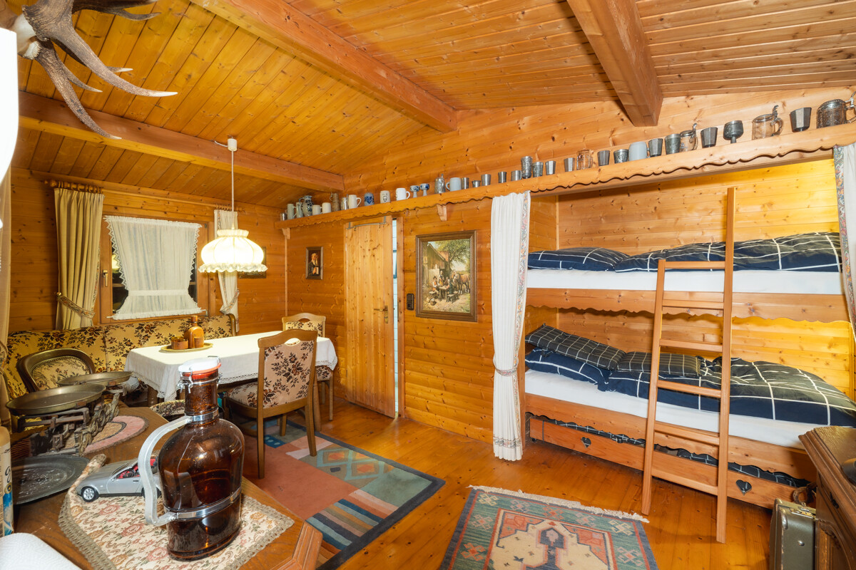 Blick in die Hütte