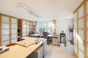 Büro in Gartengeschoss