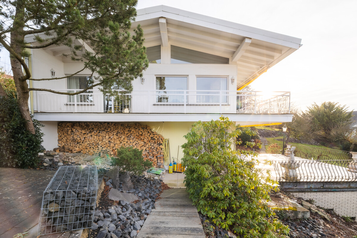 Blick von der Einfahrt