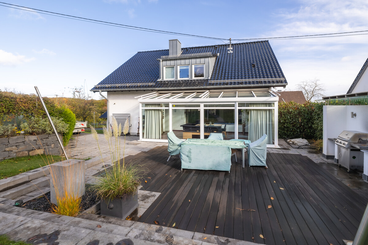 Blick auf den Wintergarten