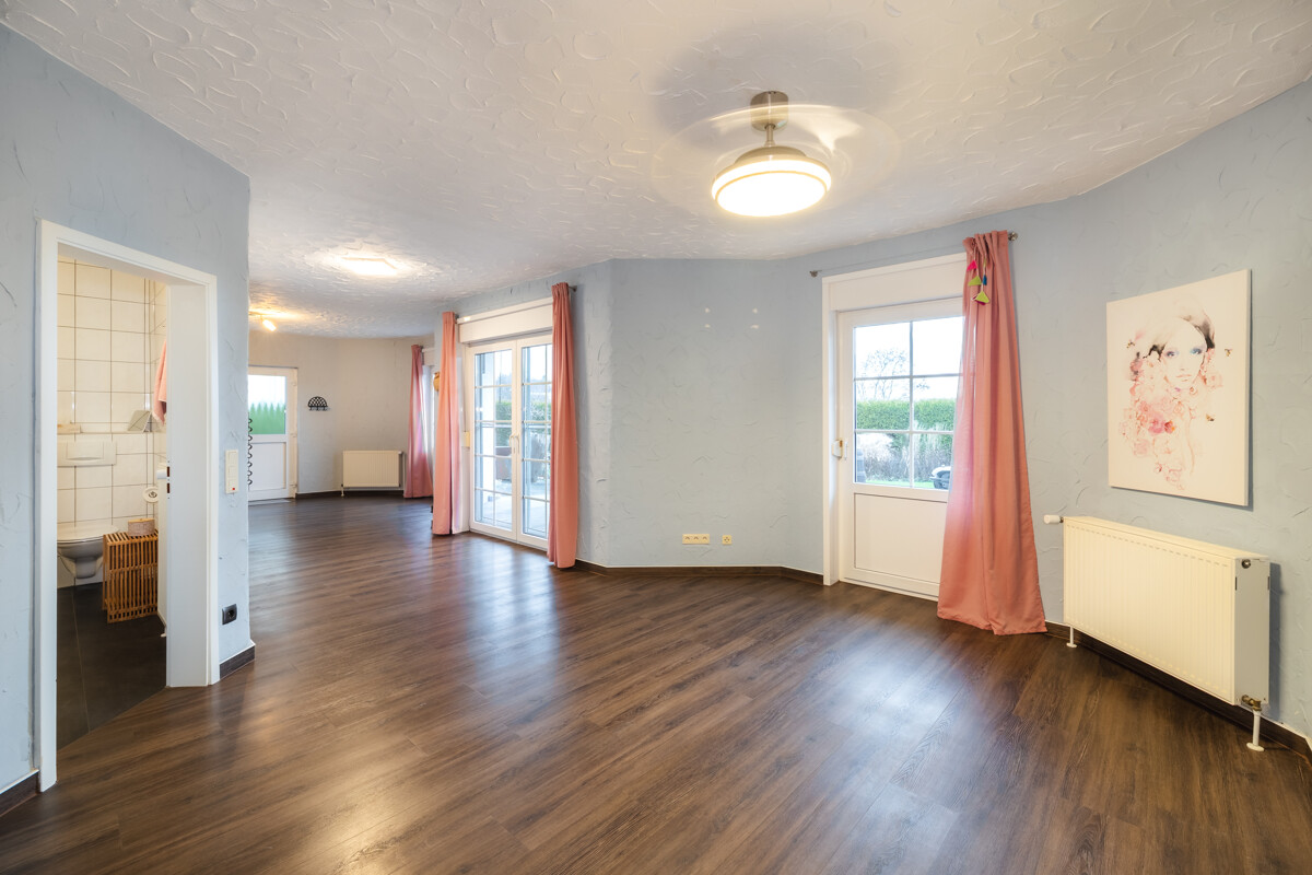Blick in den Wohnbereich Untergeschoss