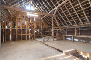 Dachboden in der Scheune