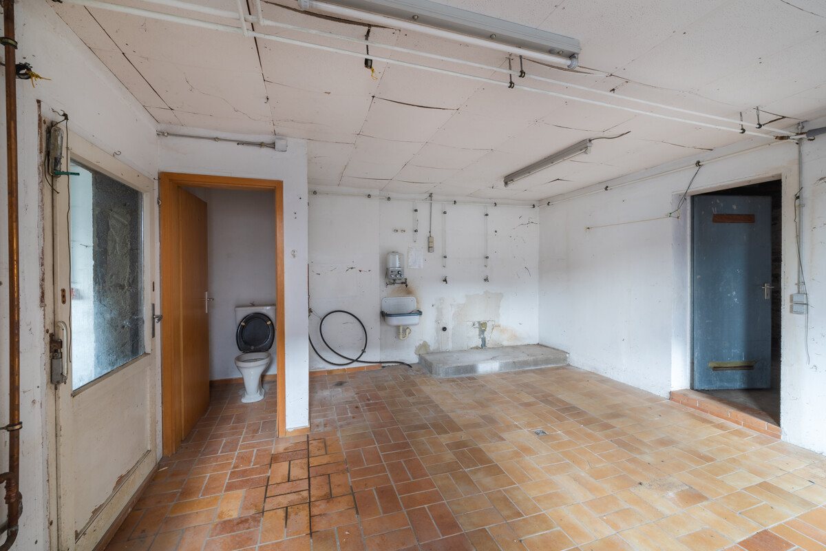 Waschküche in der Scheune