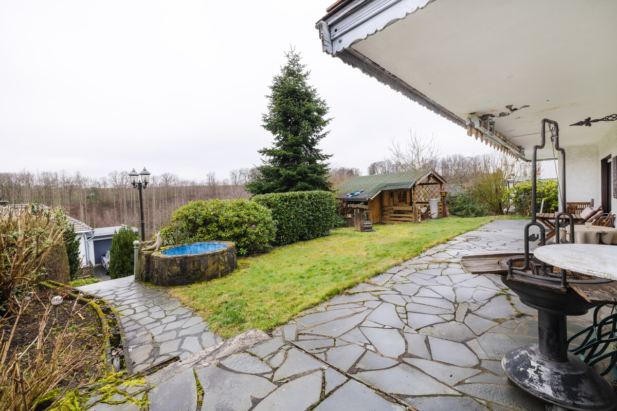 Blick auf die Terrasse