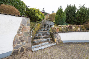 Treppe zum Haus