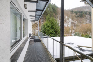 Zugang zu den Wohnungen