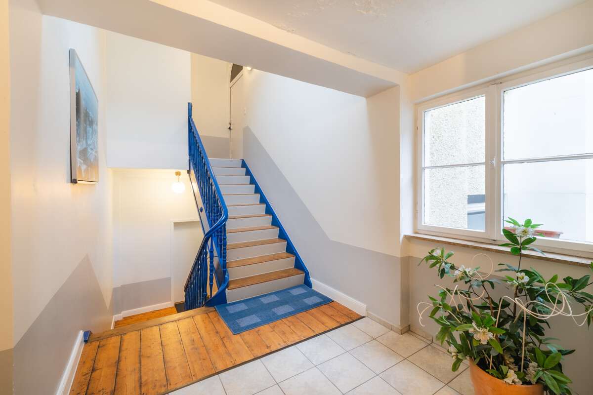 Aufgang zu den Wohnungen