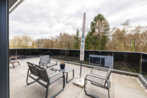 Terrasse im Obergeschoss