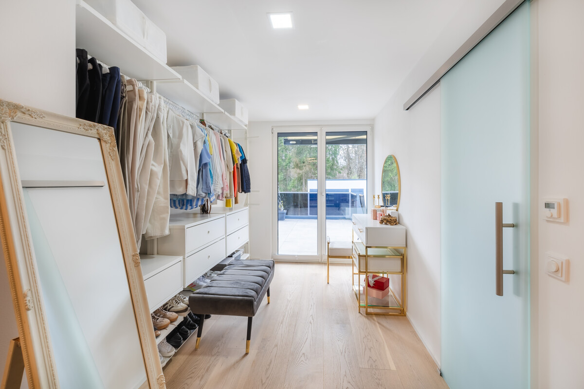 Ankleide im Erdgeschoss