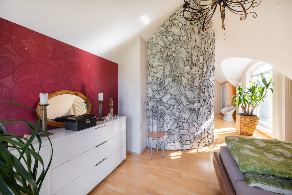 Schlafzimmer im Dachgeschoss