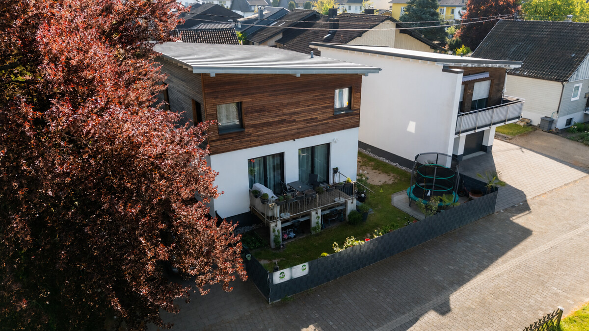 Blick auf das Wohnhaus