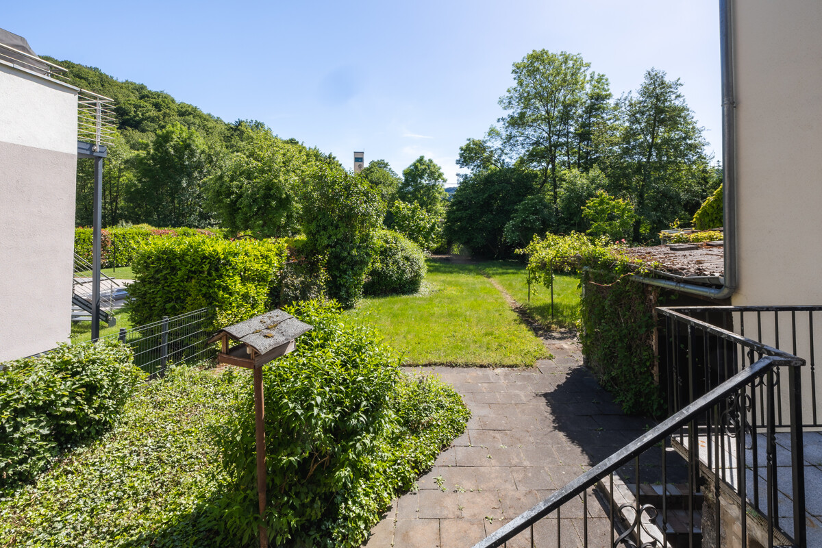Blick auf den Garten