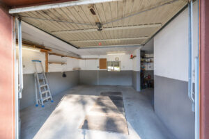 Blick in die Garage