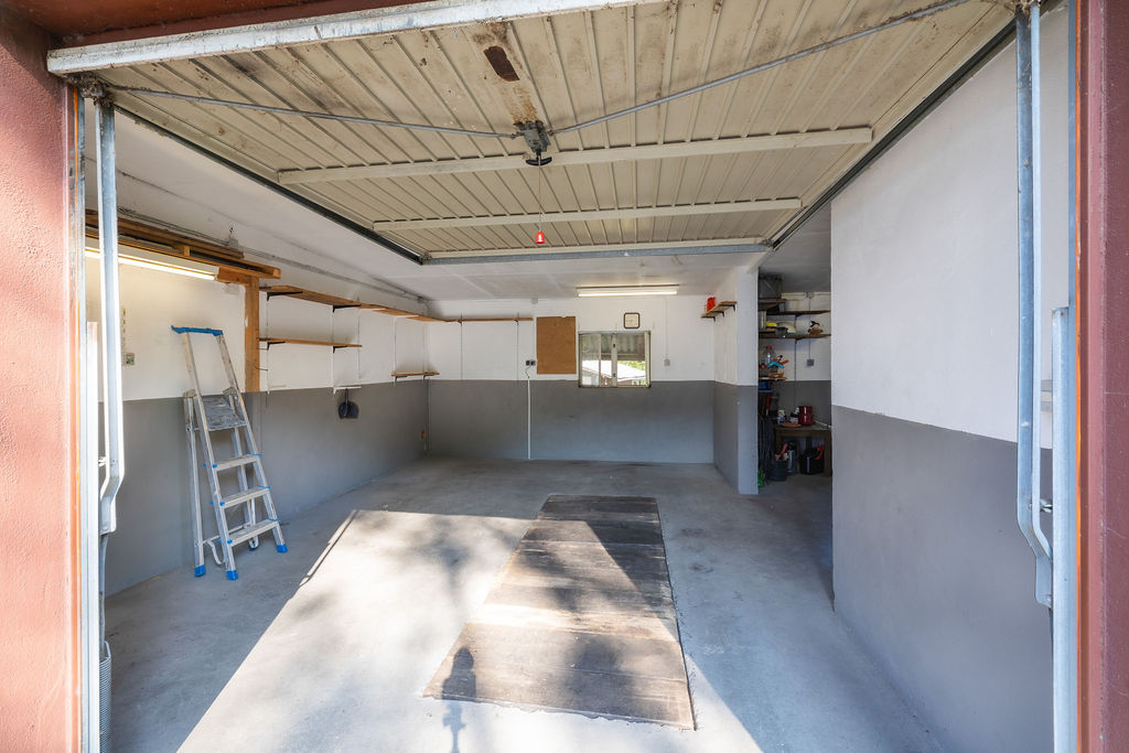 Blick in die Garage